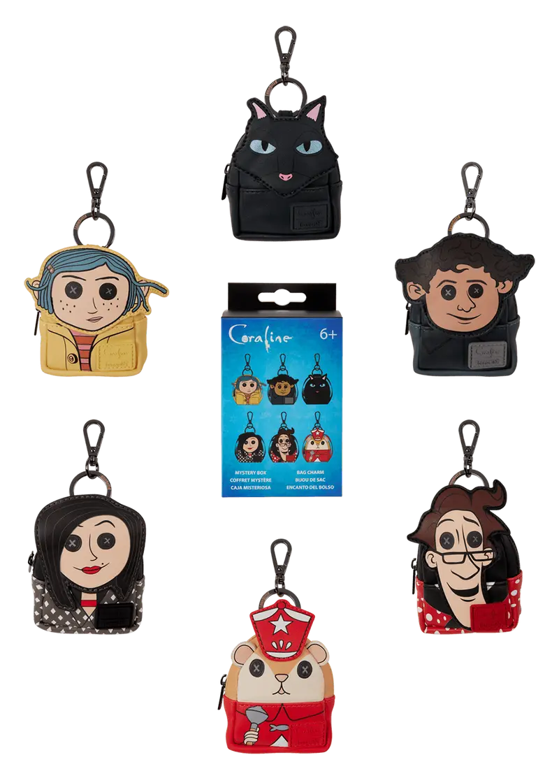 Loungefly Coraline Mini Backpack Bag Charm Mystery Box