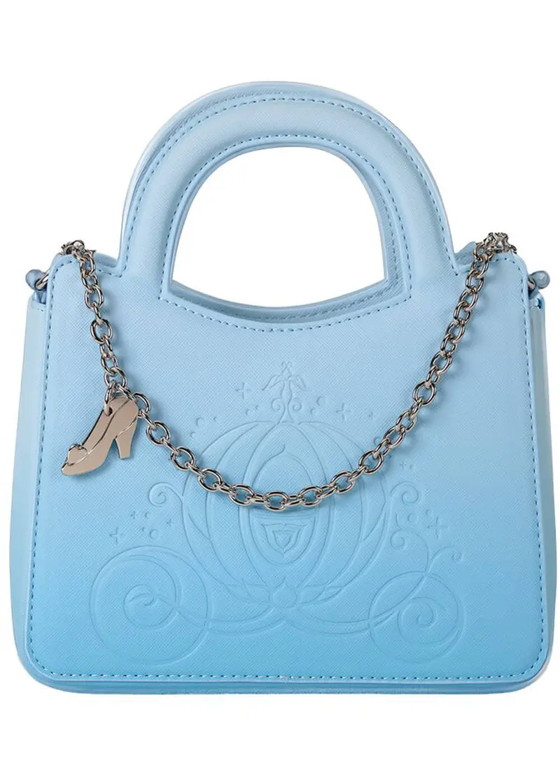 Loungefly Disney Cinderella 75th Anniversary Shoulder Bag Blue