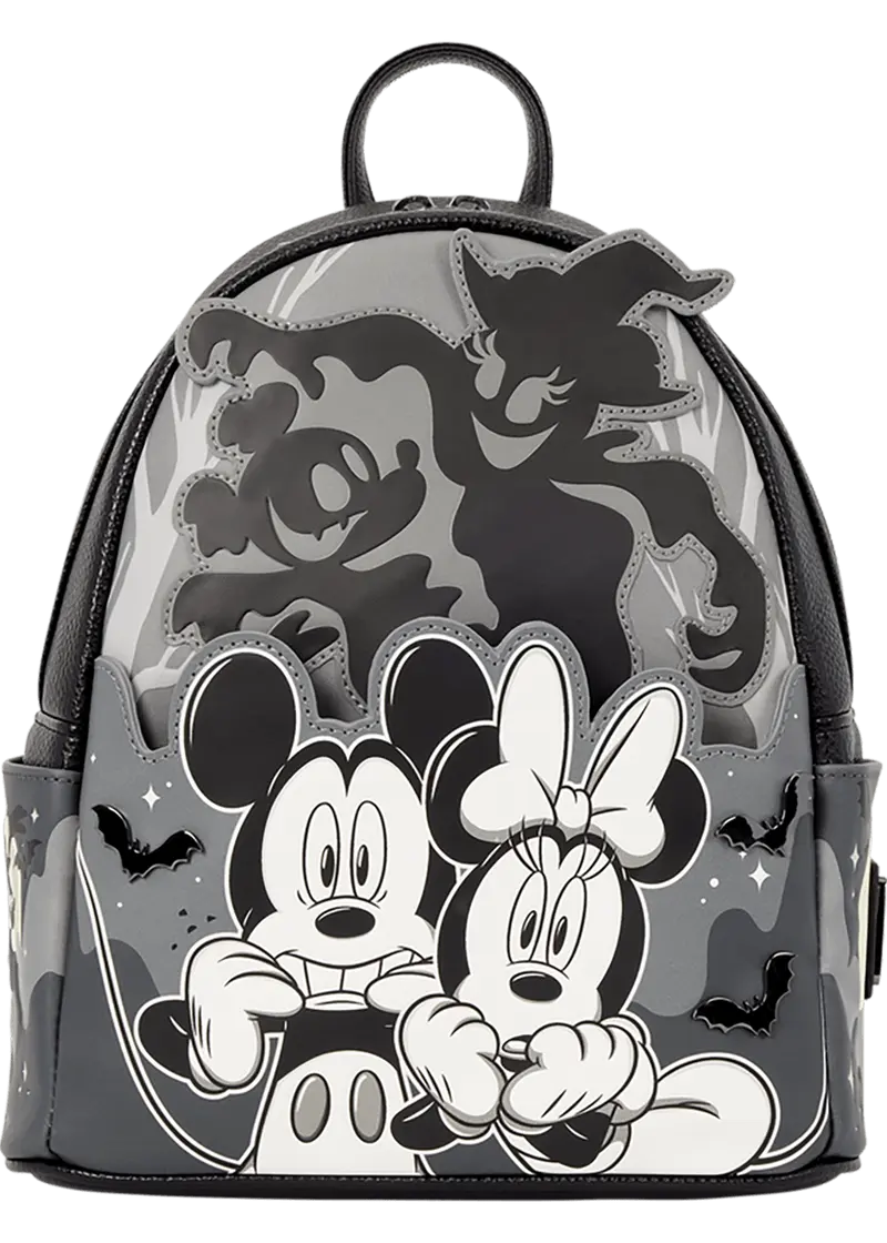 Loungefly Disney Mickey & Minnie Ghost Light Up Glow Backpack
