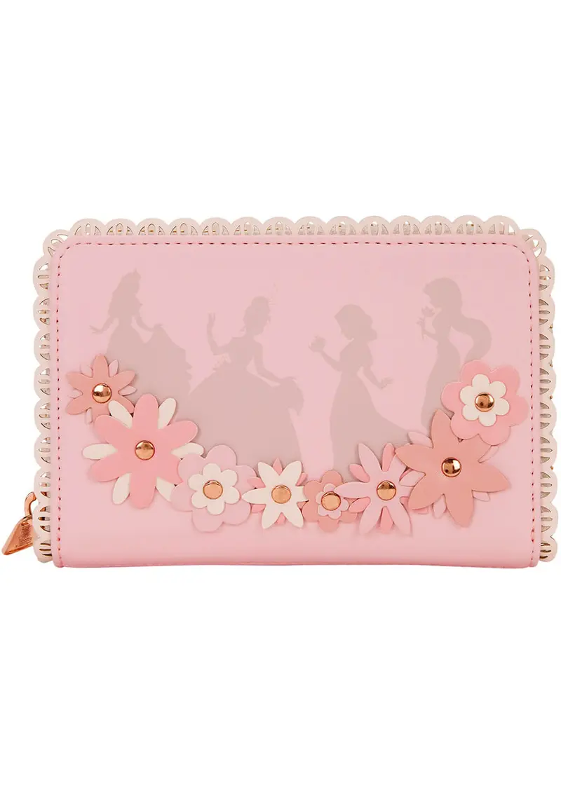 Loungefly Disney Princess Stained Glass Pink Wallet