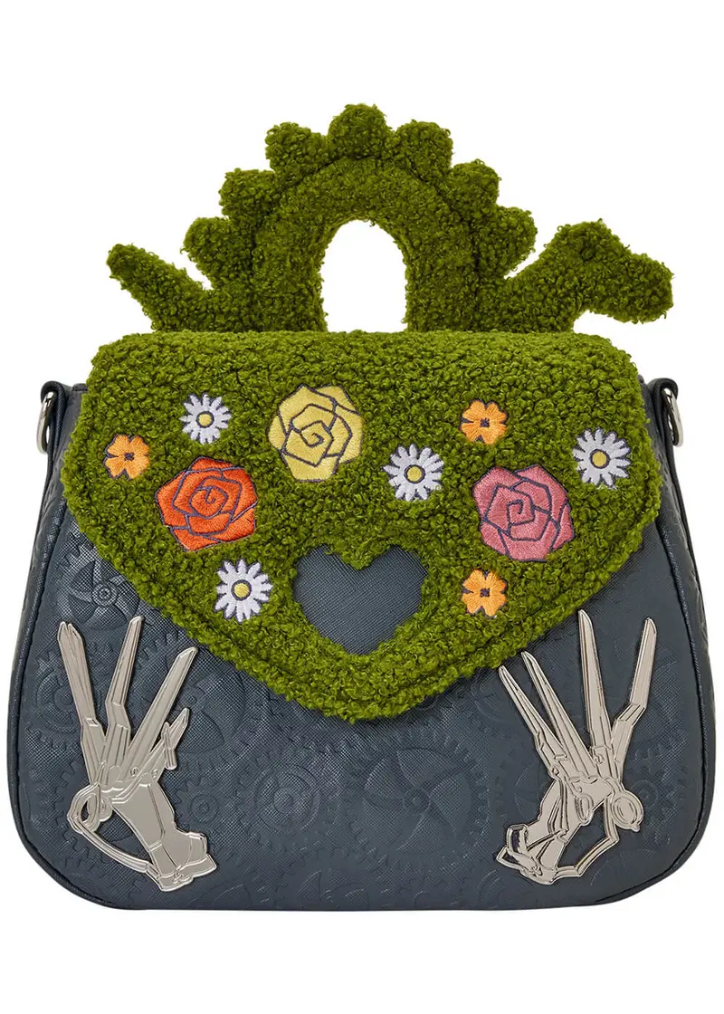 Loungefly Edward Scissorhands Sherpa Crossbody Bag