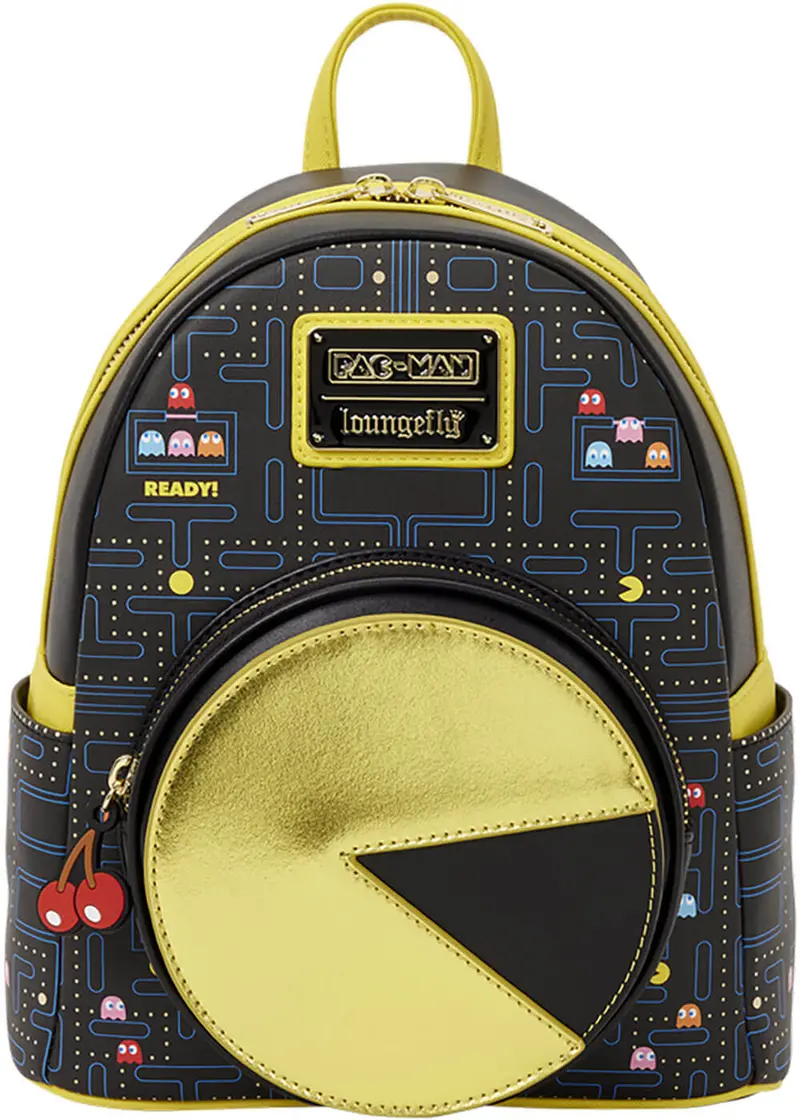 Loungefly Pac-Man Black Backpack