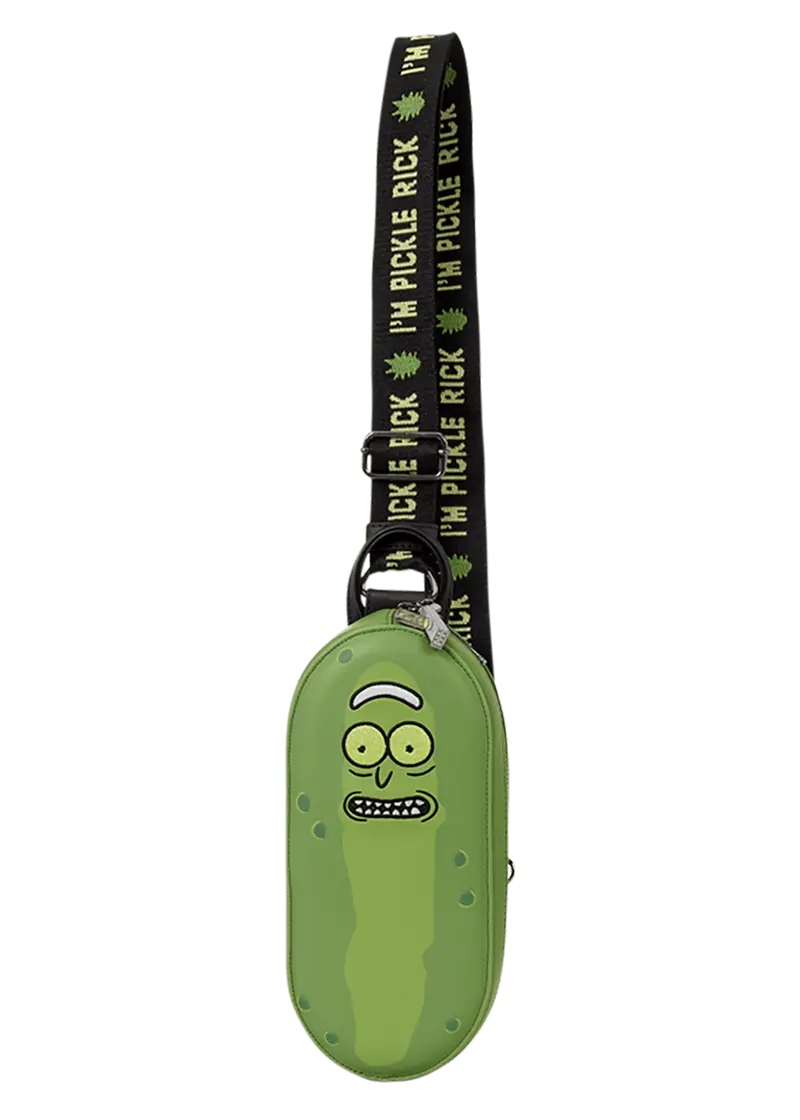 Loungefly Rick & Morty Pickle Rick Shoulder Bag