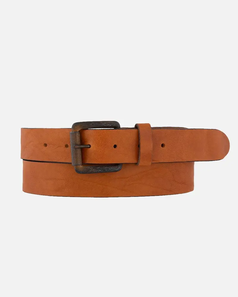 Luca │ Leren Riem met Vierkante Gesp