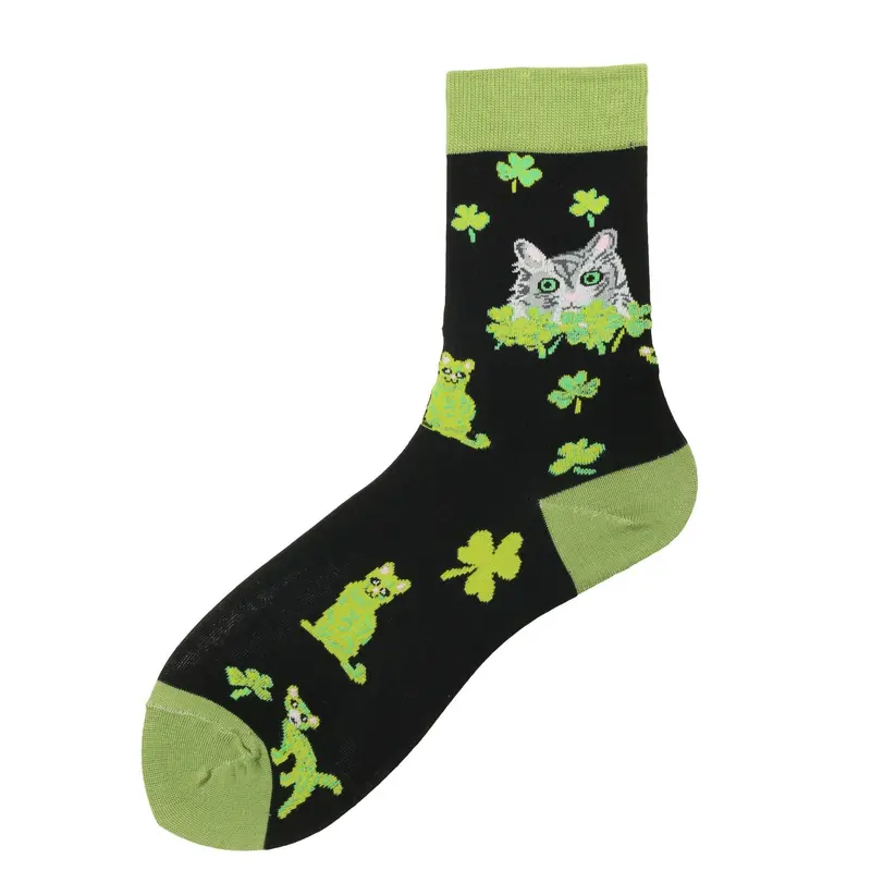 Lucky Cat Crew Socks