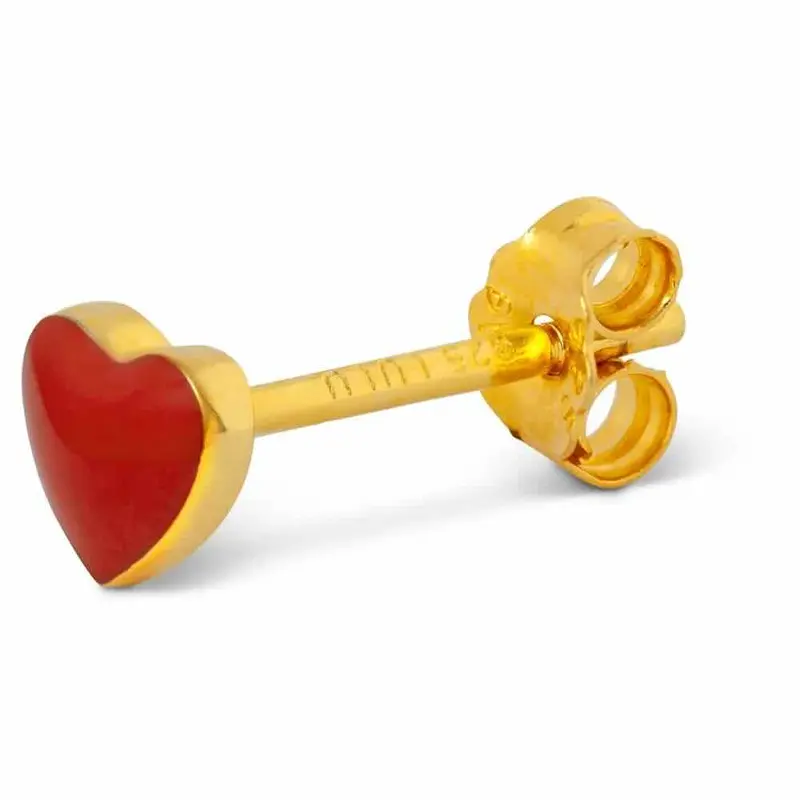 lulu copenhagen oorbel love passion red (1stuk)