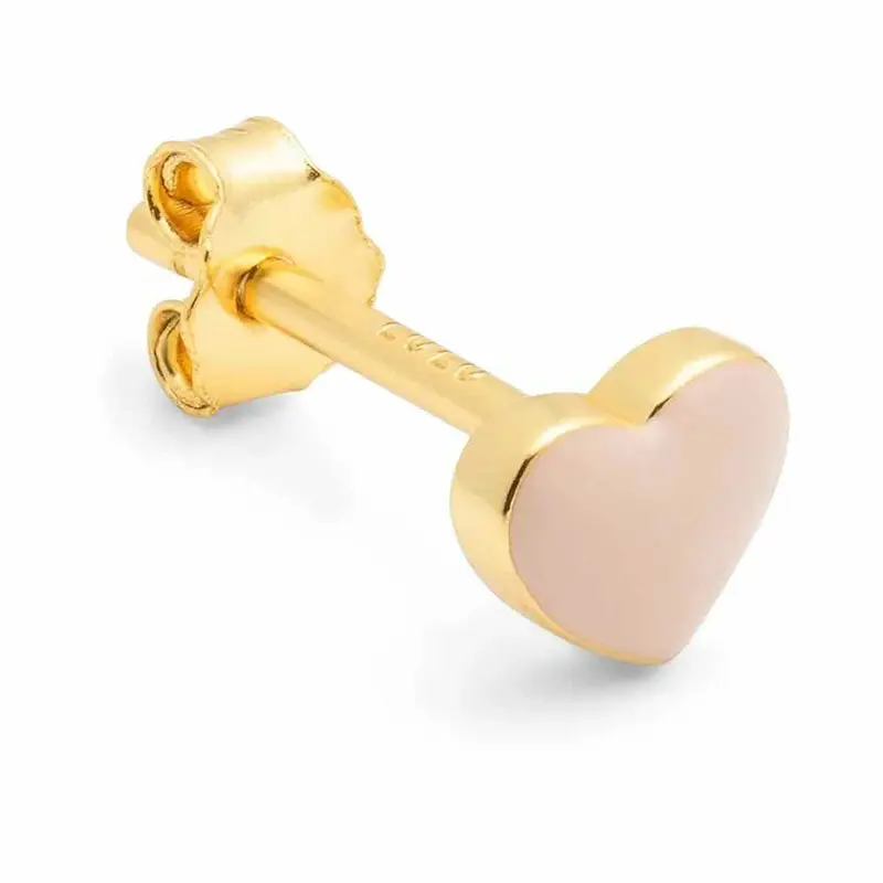 lulu copenhagen oorbel love u dusty peach (1stuk)