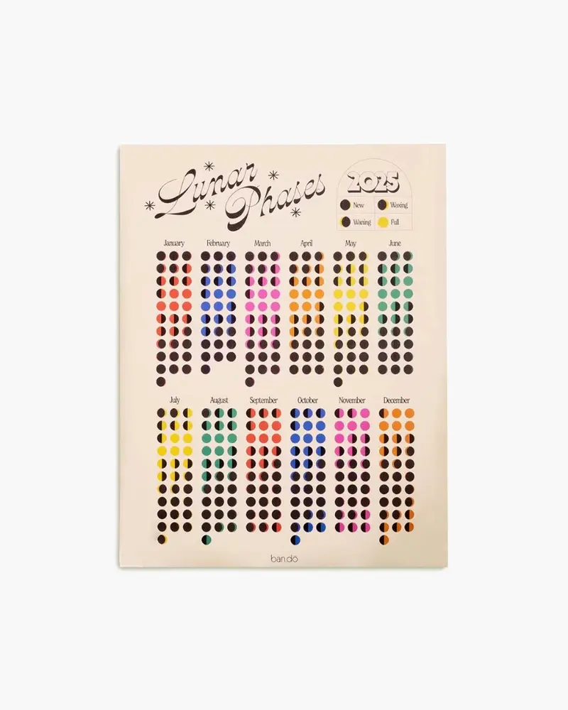 Lunar Calendar 2025 - Lunar Phases