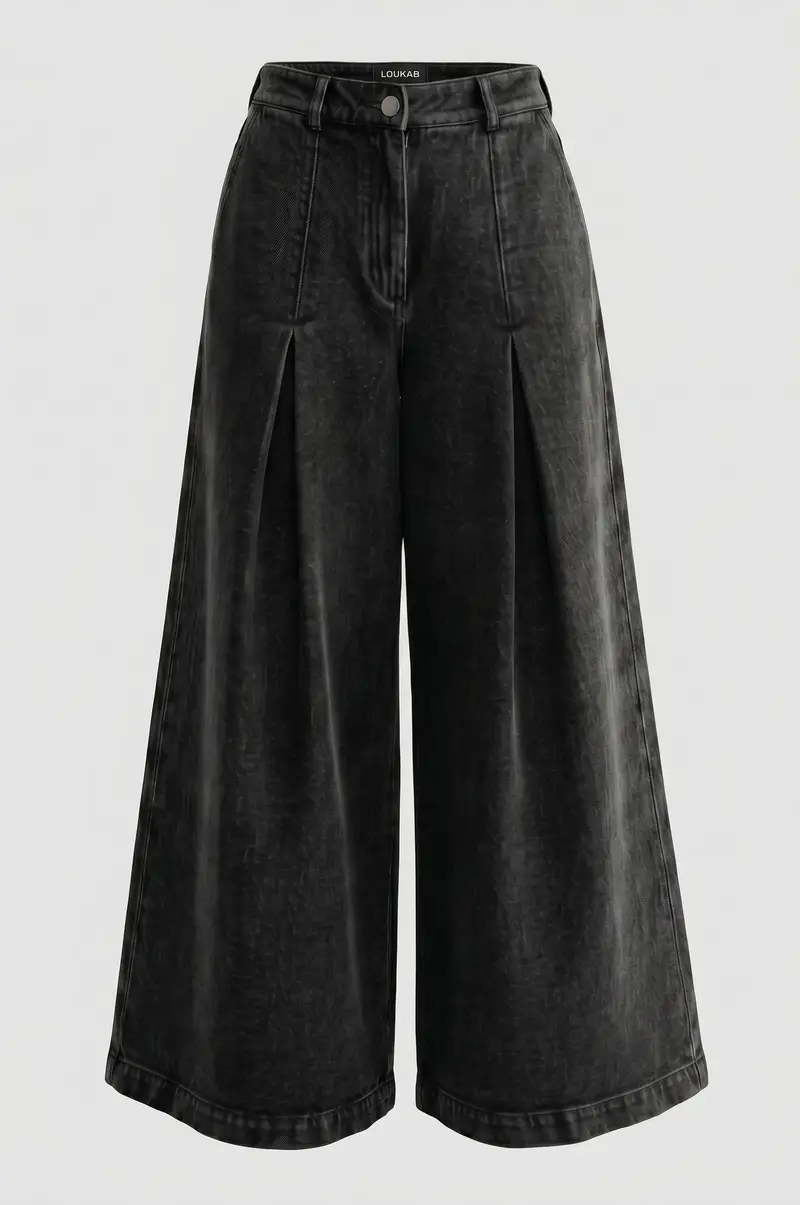 LUUKAA black denim broek RAINE