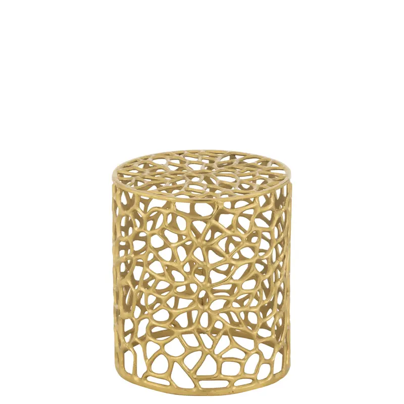 Luxe Gouden Aluminium Kruk J-Line