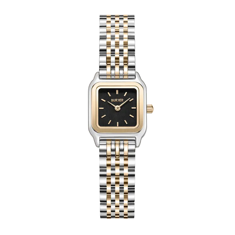Macy Petite Black Gold Silver
