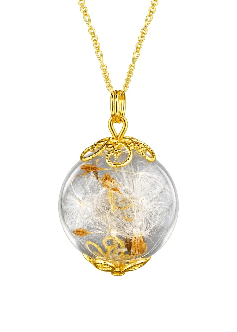MadamLili Dandelion Gold Necklace