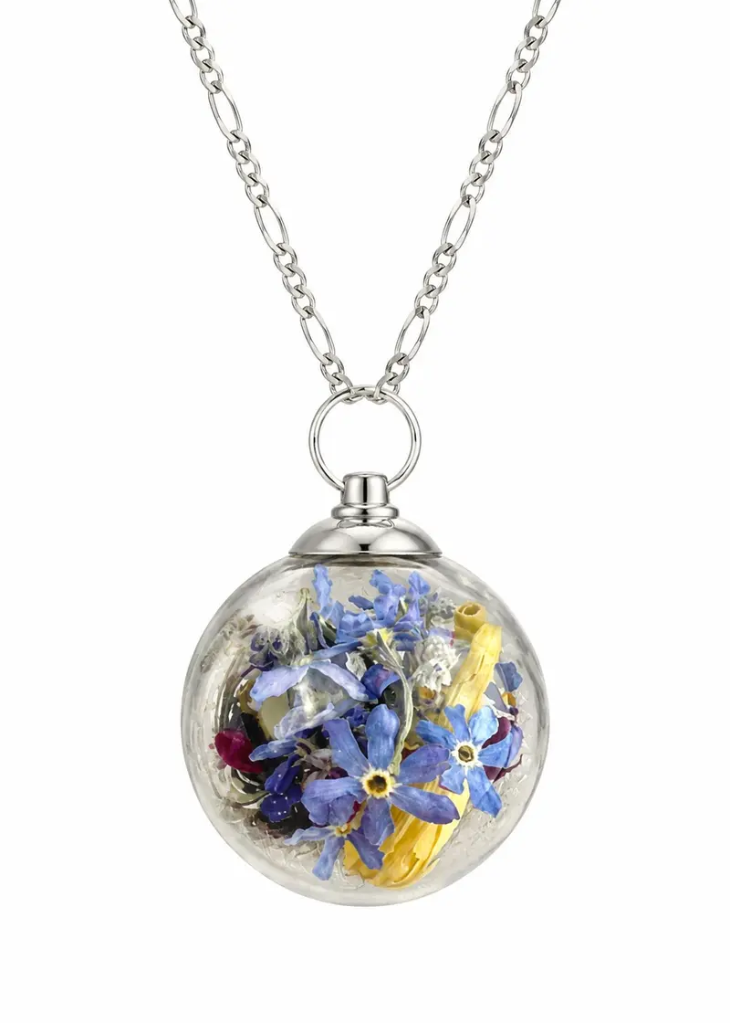 MadamLili Wildflower Silver Necklace