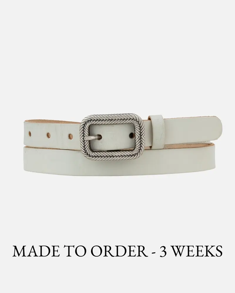 MADE TO ORDER Alina │ Smalle Leren Riem