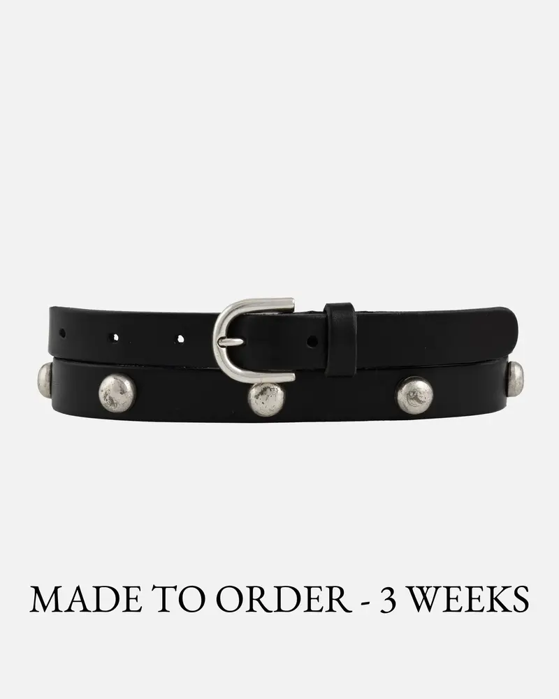 MADE TO ORDER Antal │Lederen Riem met Studs