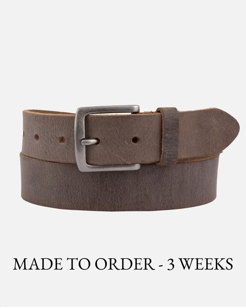 MADE TO ORDER Aran │ Rustieke Leren Riem