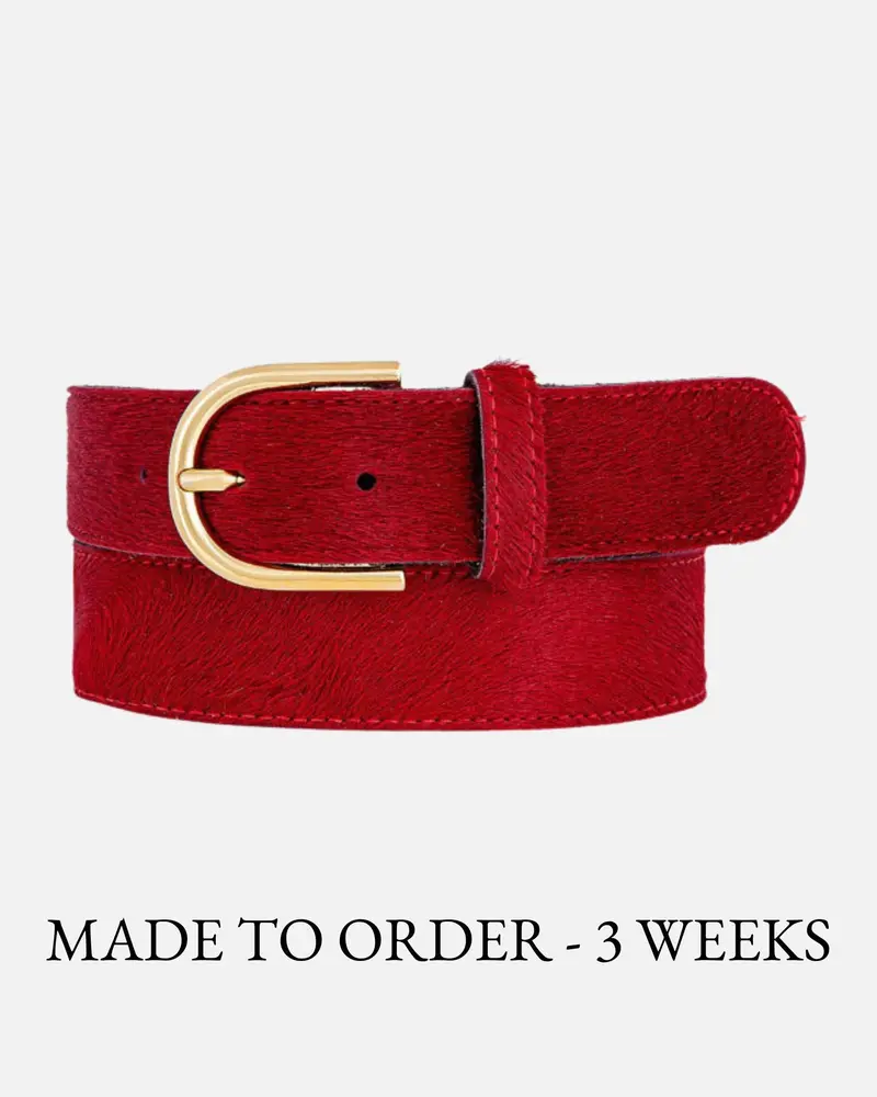 MADE TO ORDER Chrisje │ Koeienhuid Riem