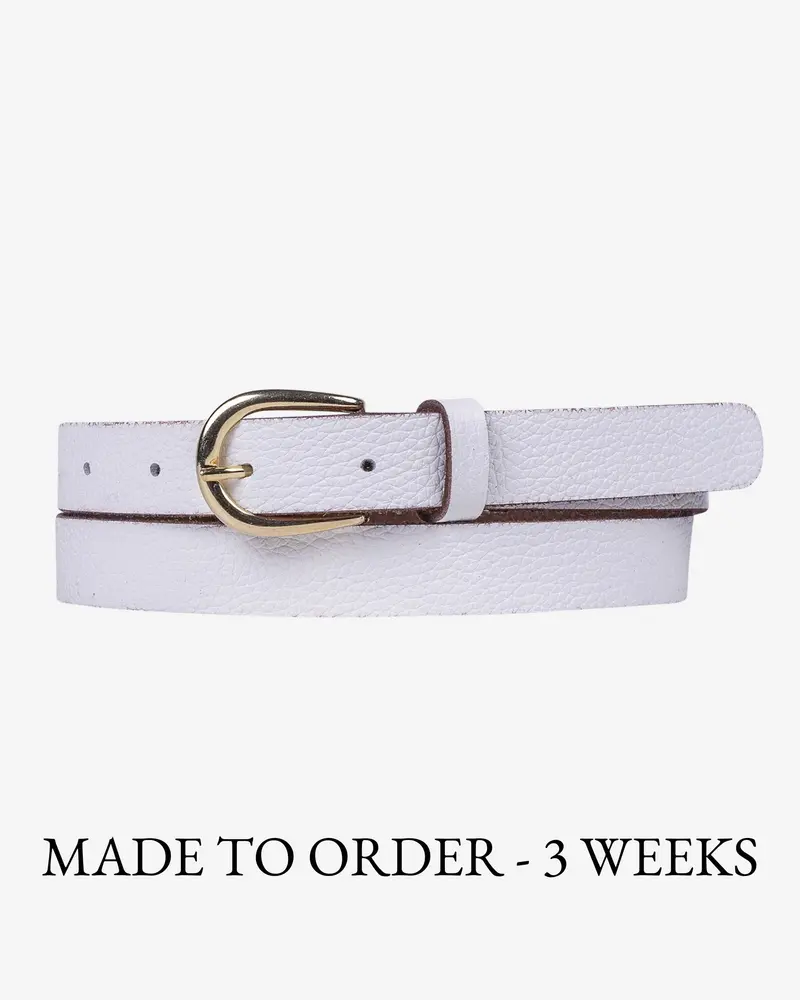 MADE TO ORDER Clara│Korrelleren Riem met Gepolijste Gesp
