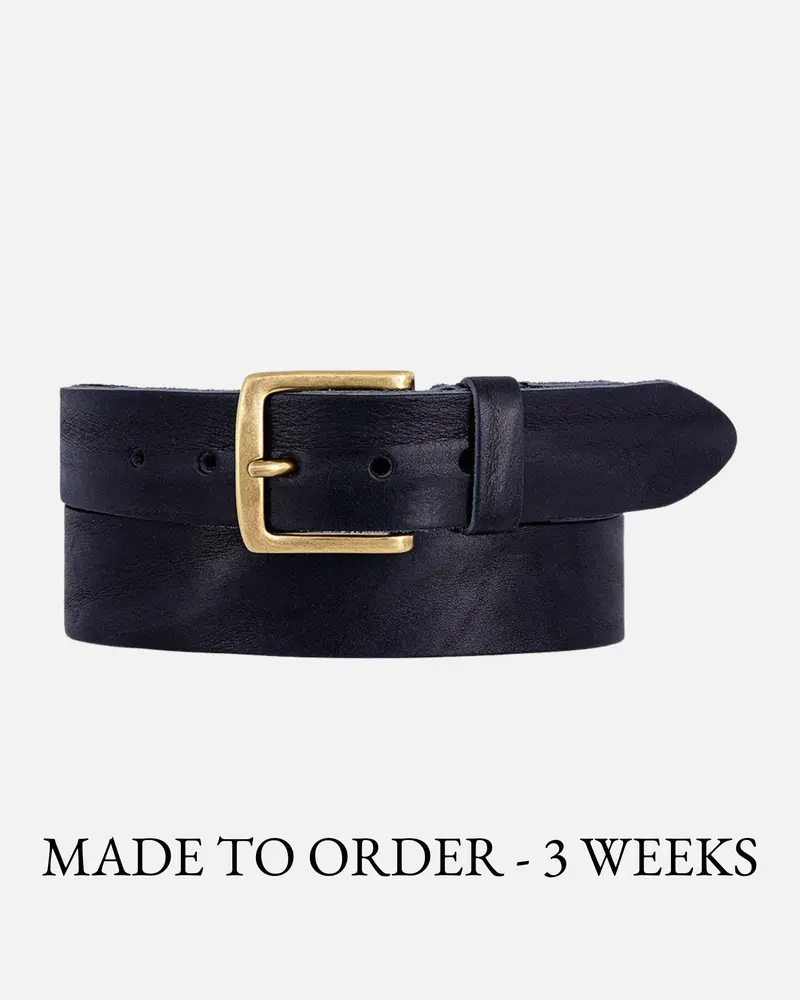 MADE TO ORDER Deanne │ Klassieke Jeansriem met Volnerf Accent