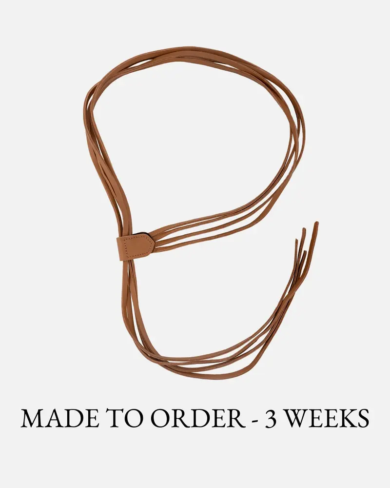 MADE TO ORDER Evin │ Leren Touwriem