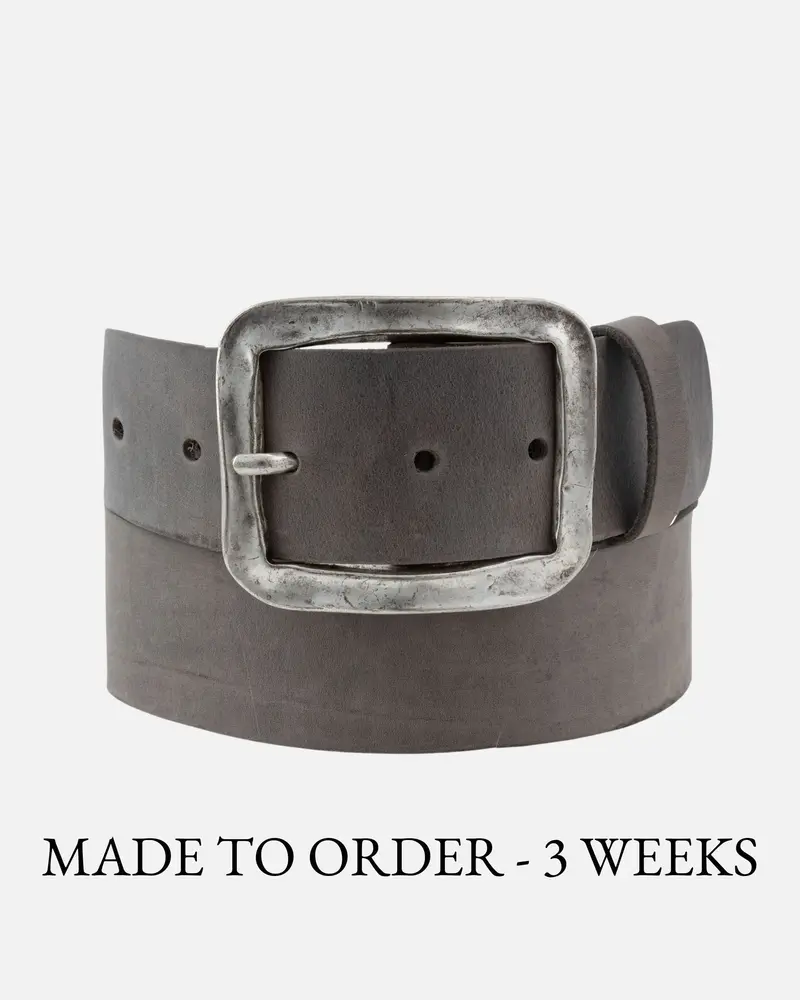 MADE TO ORDER Frans │ Vintage Brede Leren Riem