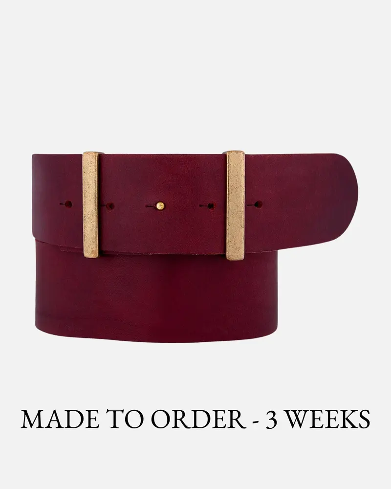 MADE TO ORDER Julia │ Brede Leren Riem