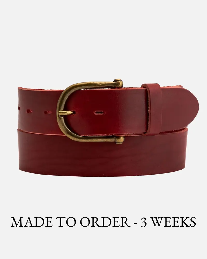 MADE TO ORDER Mila │ Klassieke Leren Riem