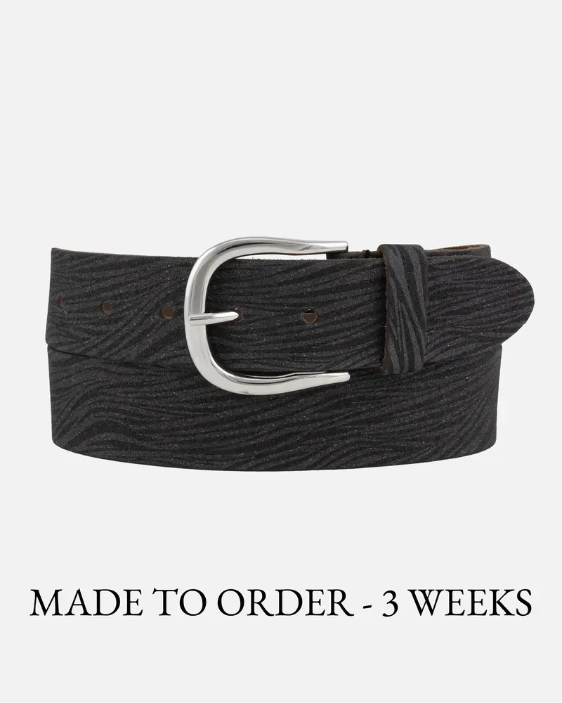 MADE TO ORDER Shiva │Metallic Lederen Riem