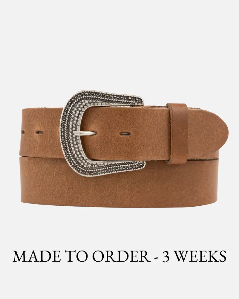 MADE TO ORDER Wen │ Western-Geïnspireerde Leren Riem