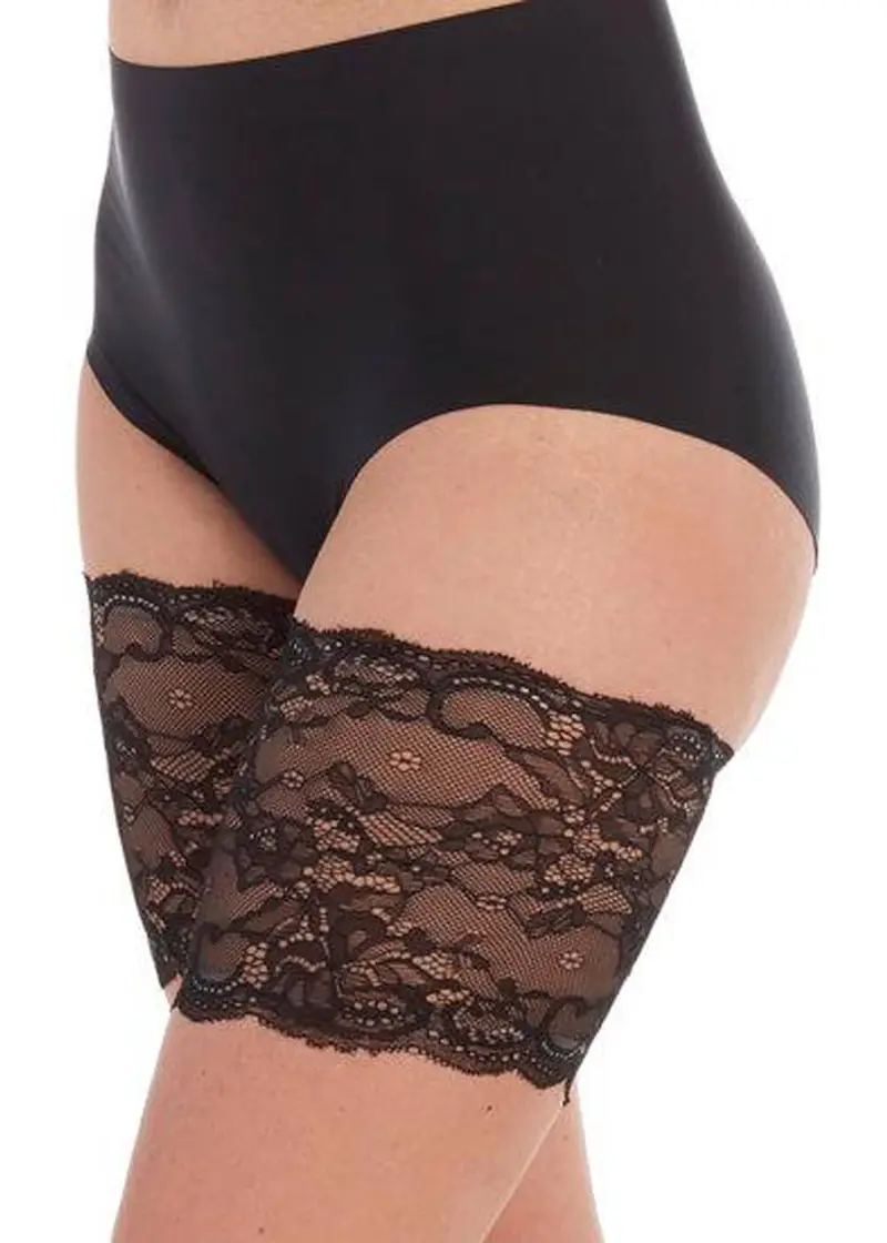 Magic Bodyfashion Be Sweet To Your Legs Lace Thigh Bands Black