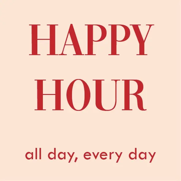 Magneettegeltje "Happy hour. All day, every day"