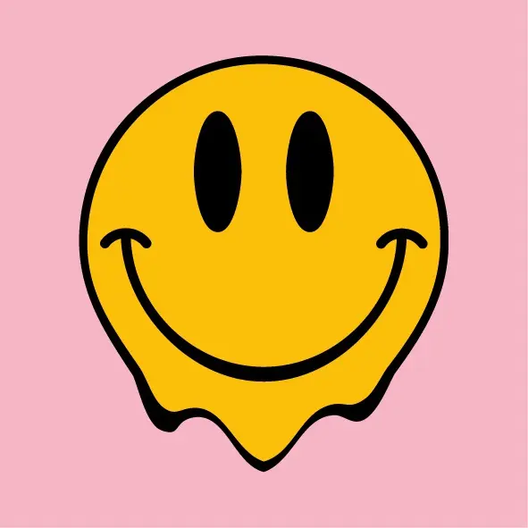 Magneettegeltje "smiley"