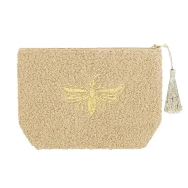 Make-up tas Teddy beige 20x14x6cm
