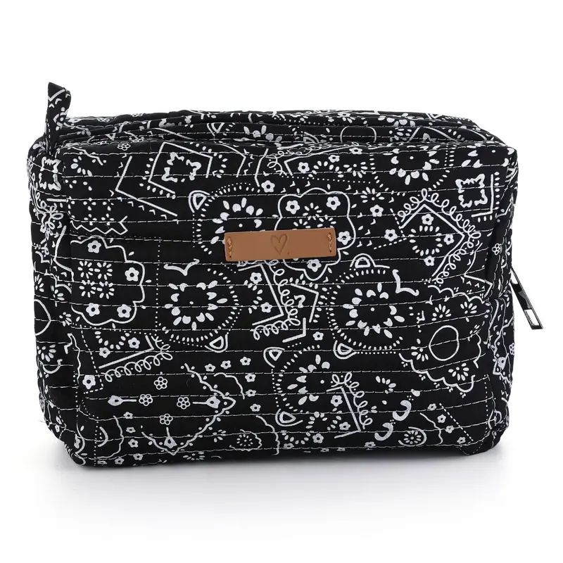 Make-up tasje Travel zwart 19x14cm