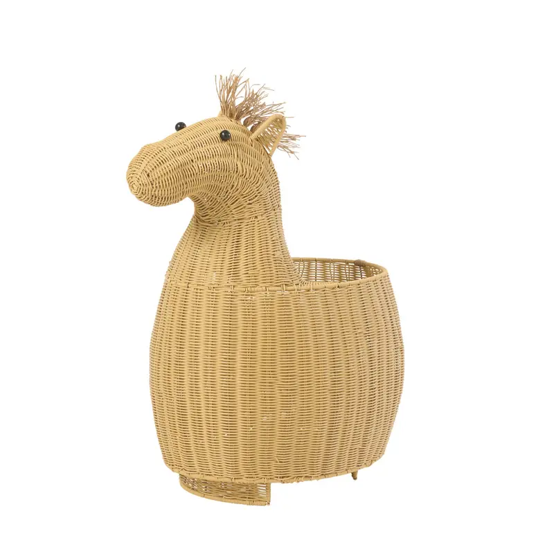 Mand Paard Kunststof Naturel J-Line
