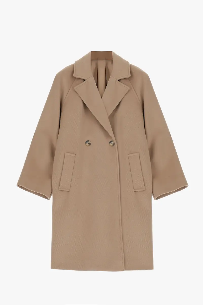 Manteau KI33KEY Camello