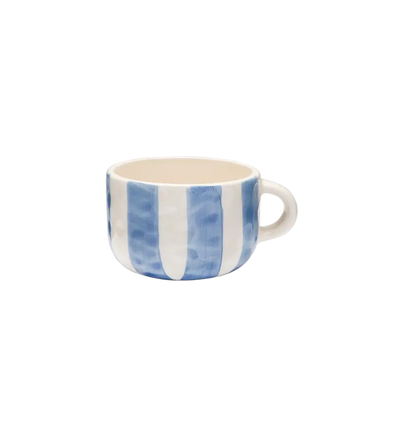 Marinière mug stripe blue