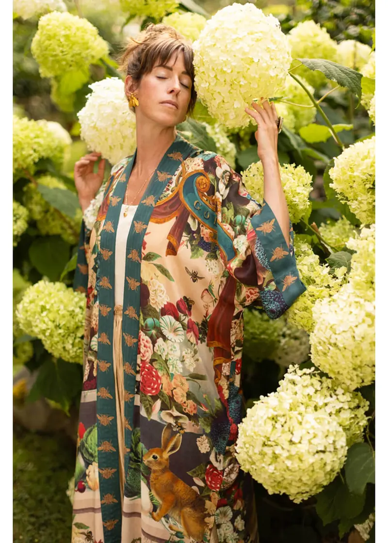 Market Of Stars Stay Gold Long Kimono