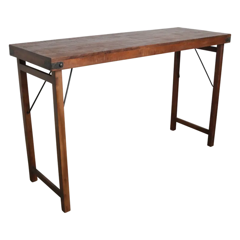 Markt Bartafel Bruin Opklapbaar Raw Materials