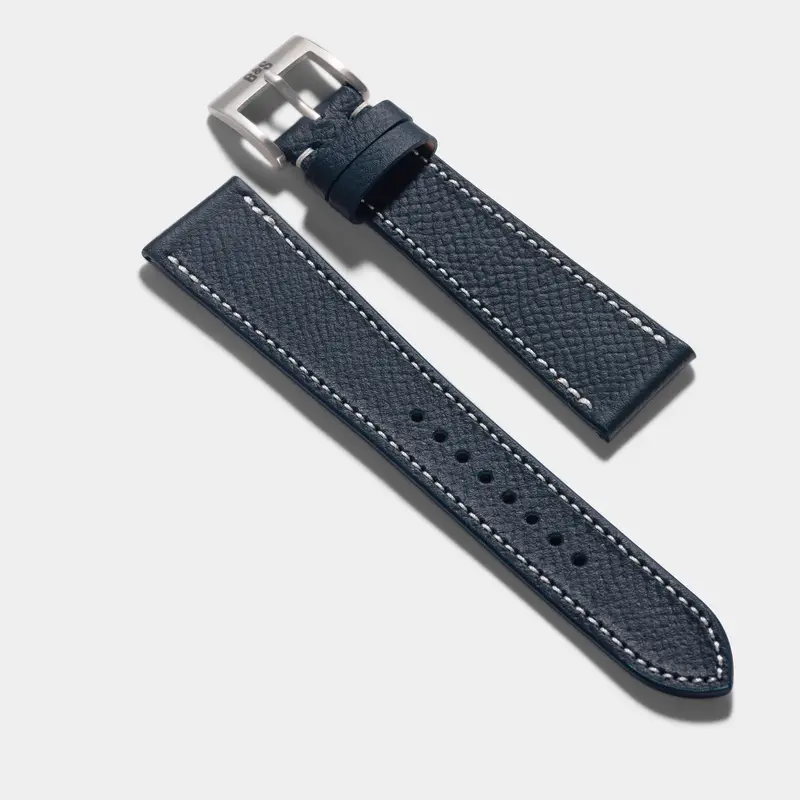 Marston Calf Leder Uhrenarmband Schwarzblau