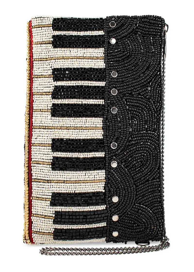 Mary Frances Piano Keys To My Heart Shoulder Bag