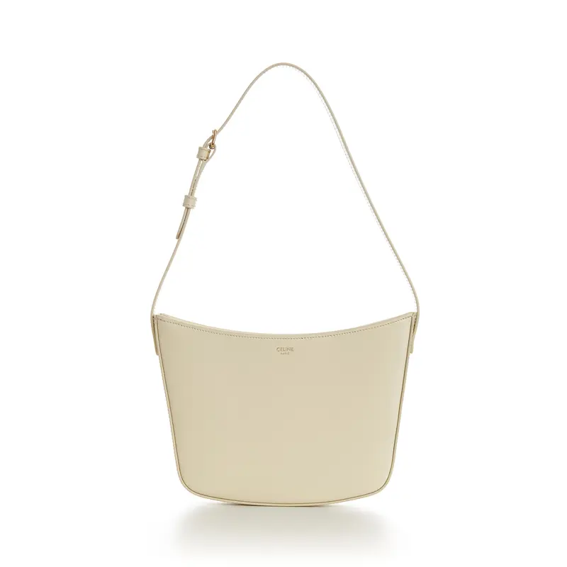 Medium Celine Croque Bag Sunlight Yellow - Shiny Calfskin