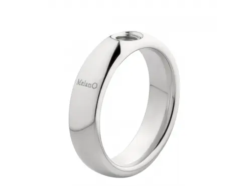 Melan0 Vivid ring 6mm Vicky zilver (48-64MM)