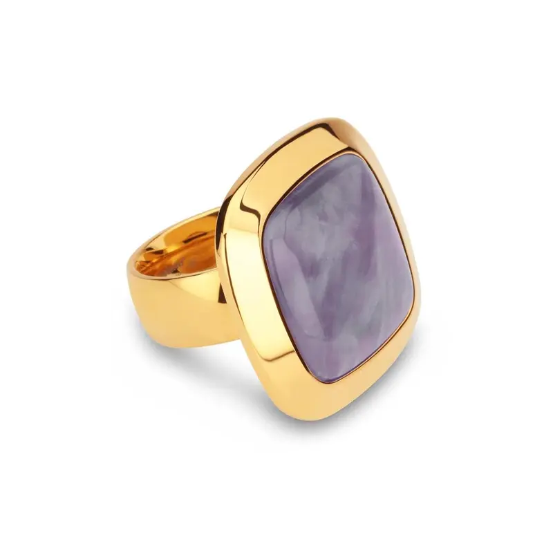 Melano Mix & Match Kosmic Purple Love ring Goud (48-56MM)