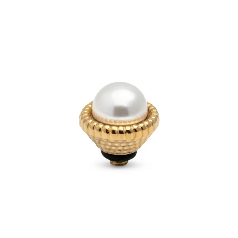Melano Twisted Bali Pearl Steentje (8MM)