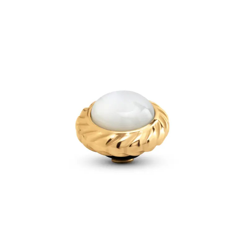 Melano Twisted Pearl Rope Steentje (9mm)