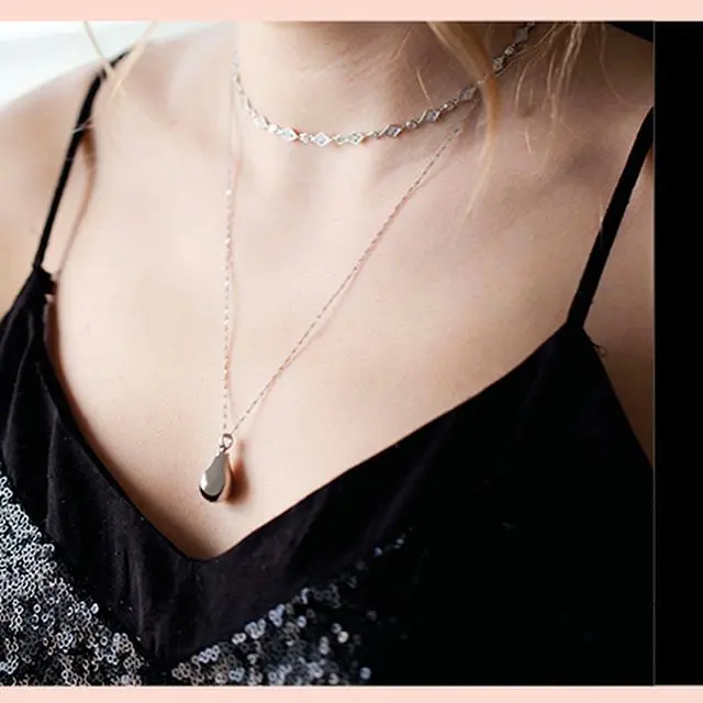 Mi Moneda-MMM LIVIA NECKLACE 925 SILVER WITH DIAMOND CUT