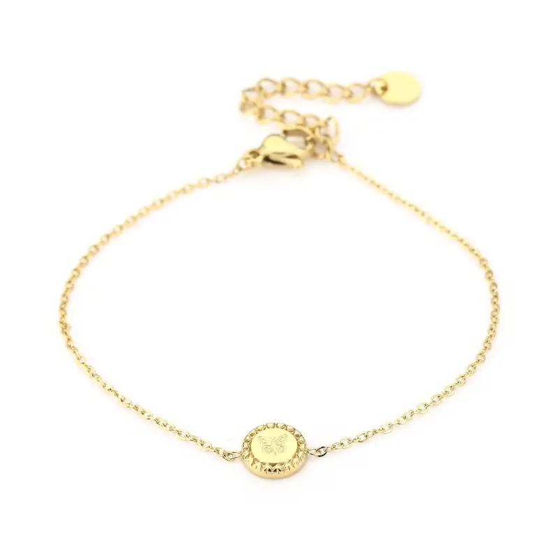 Michelle Bijoux Armband Disc Vlinder