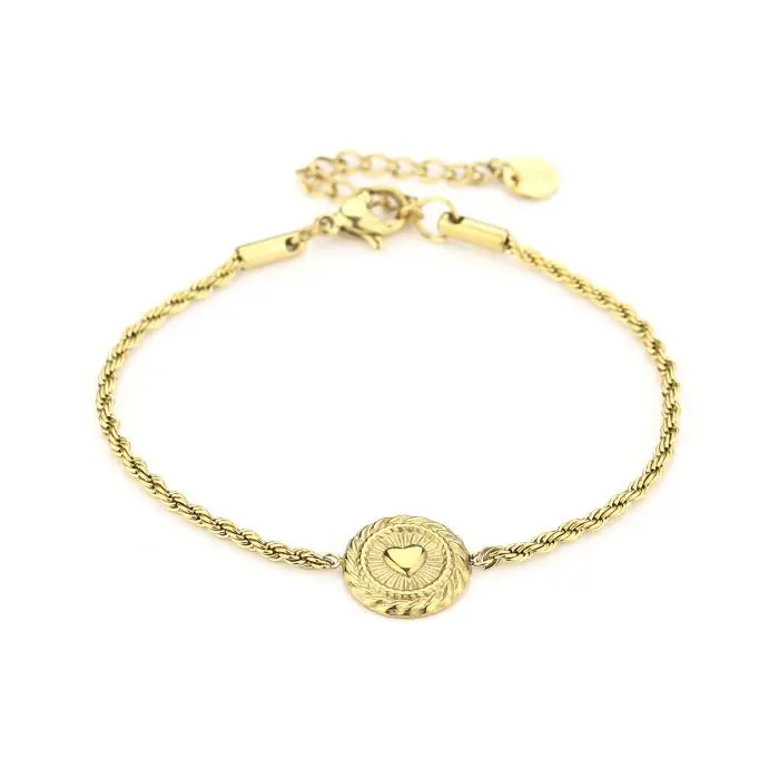 Michelle Bijoux Armband Hart Munt