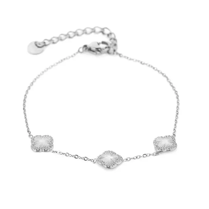 Michelle Bijoux Armband (Sieraad) Armband 3 Klavers Goud